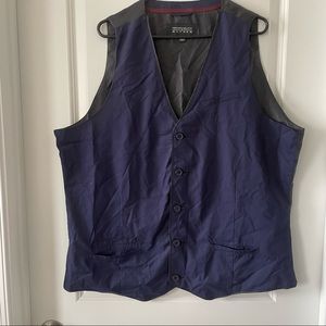 Tranquility & Mayhem Mens Blue Vest Size XXLT